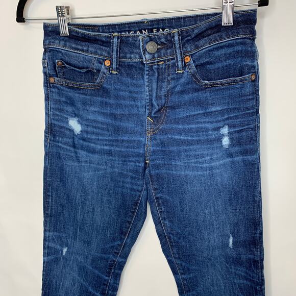 American Eagle Next Level Airflex Skinny Jeans Sz 28 x 28 - Picture 4 of 7